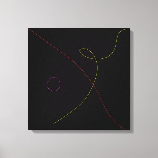 Black Canvas Afdruk (Voorkant)