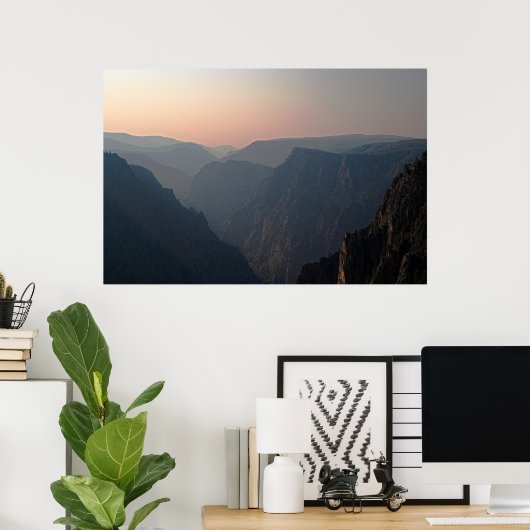 Black Canyon Morning Poster (Thuiskantoor)