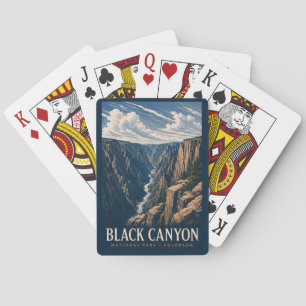 Black Canyon of the Gunnison National Park Modern Pokerkaarten