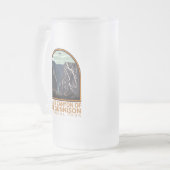 Black Canyon van het Embleem van Gunnison Matglas Bierpul (Voorkant links)