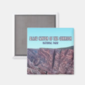 Black Canyon van het Gunnison National Park Magneet (Voorkant / Achterkant)