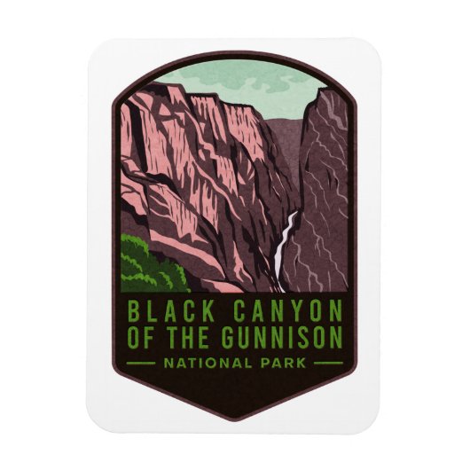 Black Canyon van het Gunnison National Park Magneet (Verticaal)
