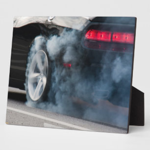 Black car burnout fotoplaat