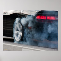 Black car burnout