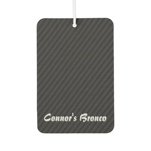 Black Carbon Fiber Style  Luchtverfrisser (Voorkant)