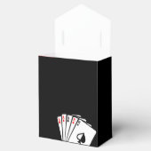 Black Casino Poker Ballotins de fête d'anniversair (Ouvert)