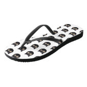 Black Cat 3D geïnspireerd Teenslippers (Schuin)