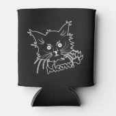 Black Cat aangepaste koelbox Blikjeskoeler (Voorkant)