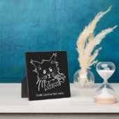 Black Cat aangepaste plaque Fotoplaat (Insitu)