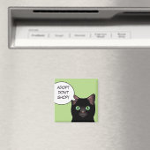 Black Cat Adopte Ne pas Acheter Aimant (In Situ (Lave-vaisselle))