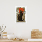 Black Cat, Alexandre Steinlen Poster (Keuken)