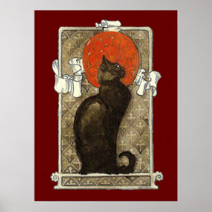 Black Cat, Alexandre Steinlen Poster