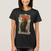 Black Cat, Alexandre Steinlen T-shirt (Voorkant)