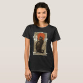 Black Cat, Alexandre Steinlen T-shirt (Voorkant volledig)
