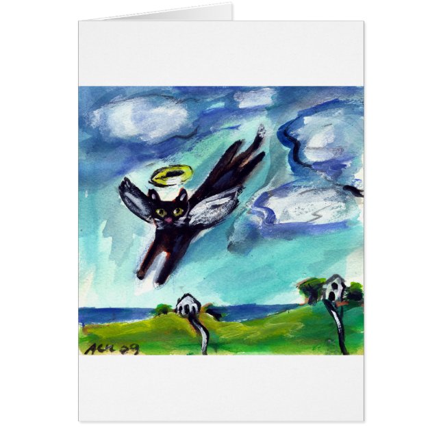 Black cat Angel (Voorkant)