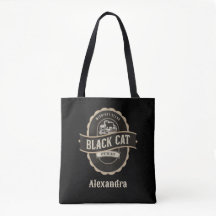 Black Cat Apothecary Trick or treat Bag