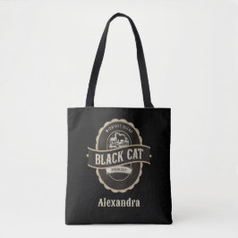 Black Cat Apothecary Trick or treat Bag Draagtas