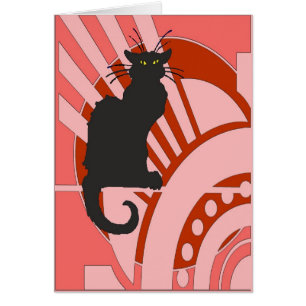 Black Cat Art Deco
