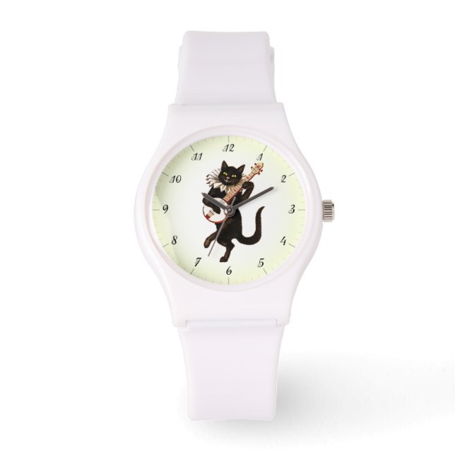 BLACK CAT BANJOS WATCH HORLOGE (Voorkant)