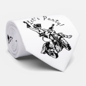 Black Cat Biker Babe Thunder_Cove Stropdas (Opgerold)