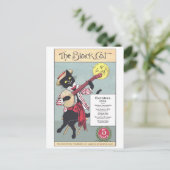 Black Cat Briefkaart (Staand voorkant)