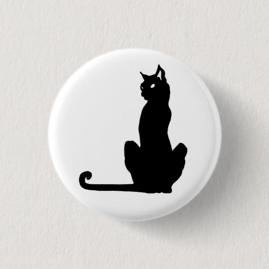 Black Cat Button (Voorkant)