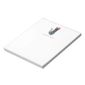 Black Cat Christmas Notitieblokken (Gedraaid)