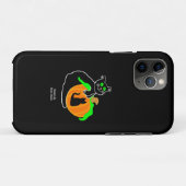 Black Cat Citrouille Apple iPhone 11 Pro Coque (Dos (Horizontal))
