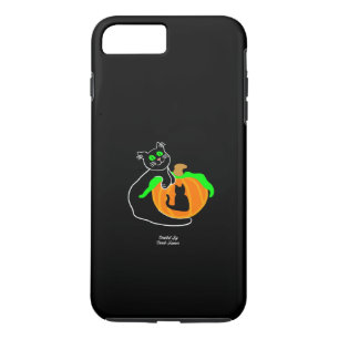 Black Cat Citrouille Apple iPhone 8/7 Plus Coque