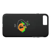 Black Cat Citrouille Apple iPhone 8/7 Plus Coque (Dos (Horizontal))