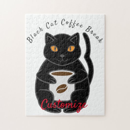 Black Cat Coffee Break Thunder_Cove Legpuzzel (Verticaal)