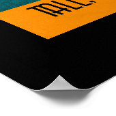 Black Cat Coffee Company Canvas Poster (Hoek)