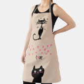 BLACK CAT CUTE KITCHEN LOVE SCHORT (Insitu)