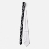 Black Cat Design Necktie Stropdas (Achterkant)