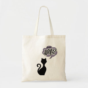 Black cat dit heureux Sac fourre-tout halloween