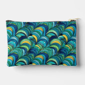 Black Cat en Celestial Moon Print Accessoire Pouch Etui (Achterkant)