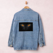 Black Cat Eyes Denim Jacket (Hangar)