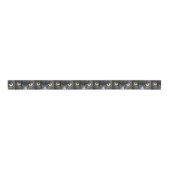 Black Cat Eyes Grosgrain Lint (Voorkant)