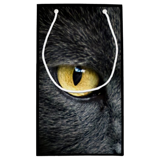 Black Cat Eyes Klein Cadeauzakje (Achterkant)