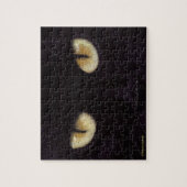 Black Cat Eyes Puzzle Legpuzzel (Verticaal)