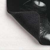 Black Cat Face Muismat (Hoek)
