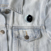 Black Cat Face Ronde Button 3,2 Cm (In situ)