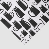 Black Cat Fun Tissuepapier (Detail)