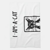 Black Cat Gifts Theedoek (Verticaal)