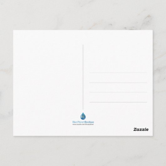 Black Cat, Green Eye briefkaart (Achterkant)