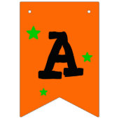 Black Cat Halloween Bunting Banner (Tweede vlag)