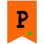 Black Cat Halloween Bunting Banner (Derde vlag)