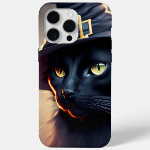 Black Cat Halloween iPhone 15 Pro Max Hoesje