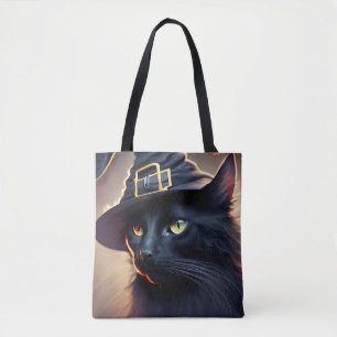 Black Cat Halloween Draagtas