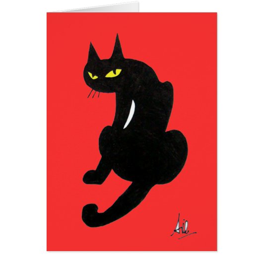 BLACK CAT HALLOWEEN PARTIJ (Voorkant)